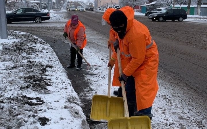 Тараз снег зима