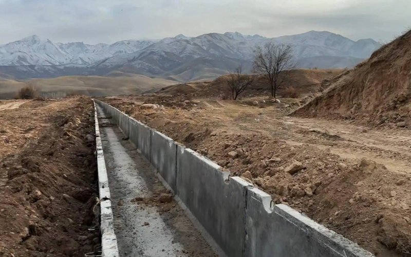 Два ирригационных канала реконструировали в Меркенском районе Жамбылской области