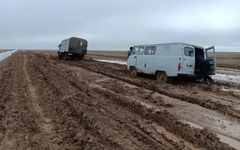 БҚО-да тұрғындар жолдың нашарлығын айтып наразылық білдірді