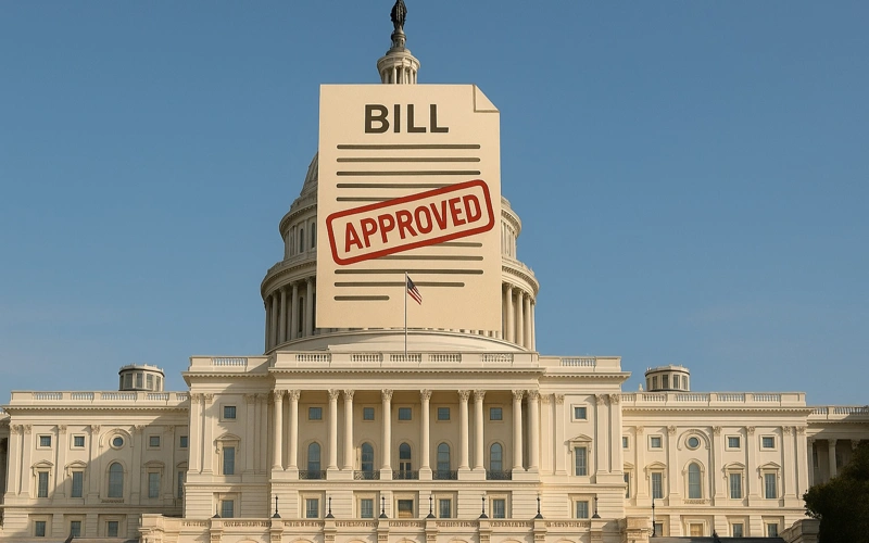 USA, defense, policy bill, United States Capitol, approved