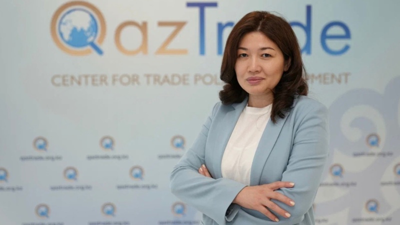 Управляющий директор QazTrade Айнура Амирбекова.