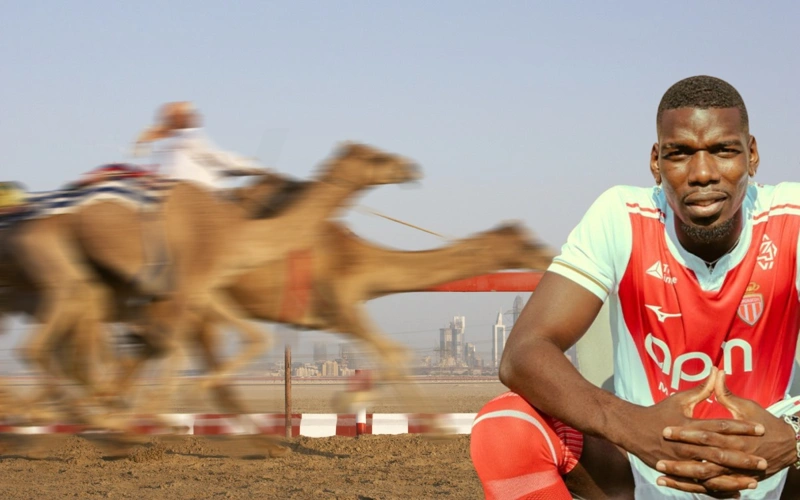Paul Pogba, camel racing