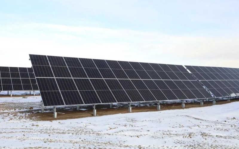 Qostanaıda kún elektr stantsııasy iske qosyldy