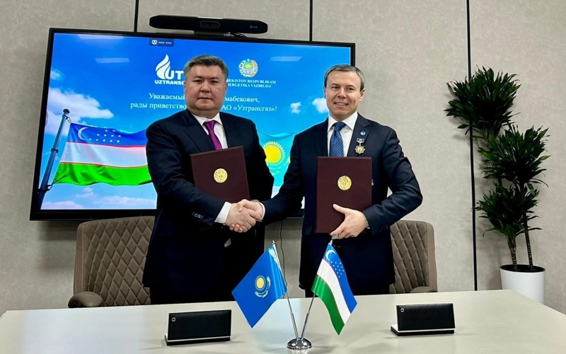 QazaqGaz, Uztransgaz ink gas transit agreement through Uzbekistan 