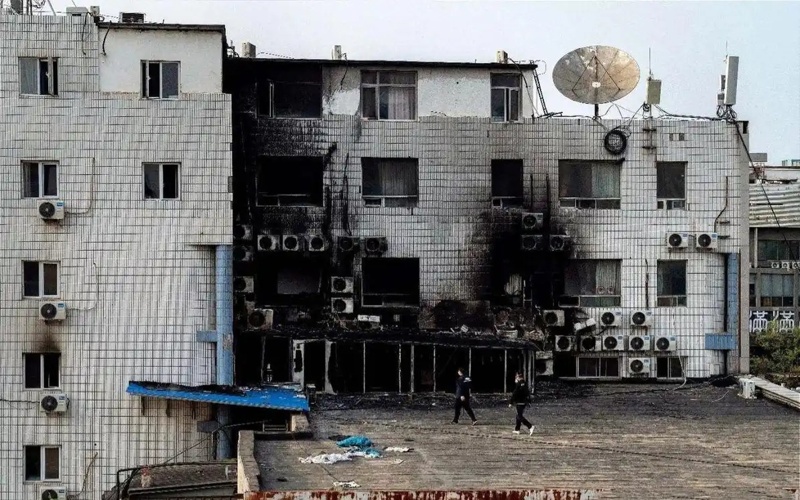 Орталық ауруханадағы өрт өрт