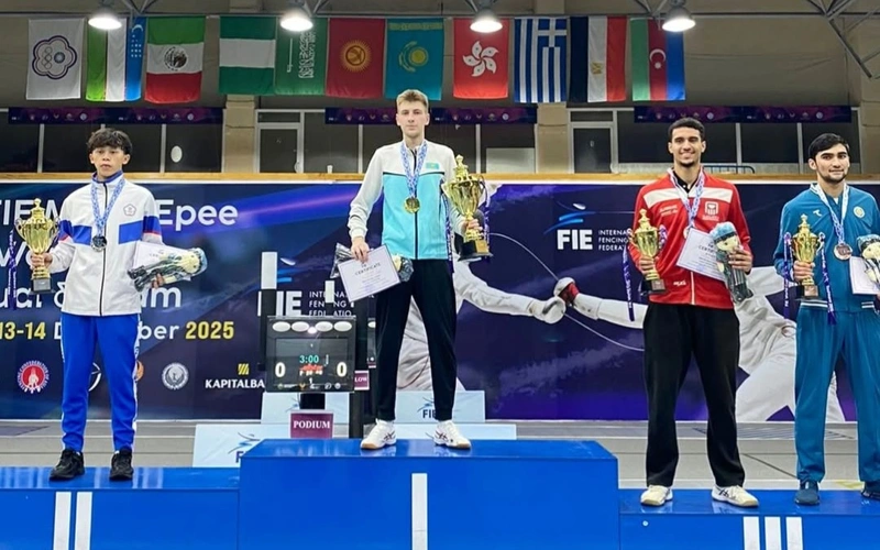 Kazakhstani epee fencer Kirill Prokhodov wins gold at Junior World Cup in Tashkent