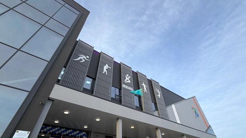 Kokshe Arena opened in the run-up to Kazakhstan's Independence Day
