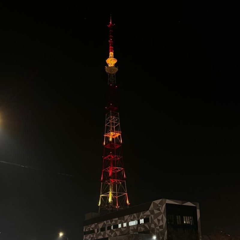 Ко&nbsp;Дню Независимости телебашня Алматы засияла в&nbsp;новом свете