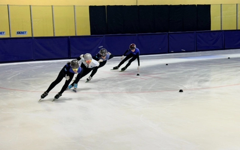 Опасный вираж: как тренируются шорт-трекисты в Костанайской области