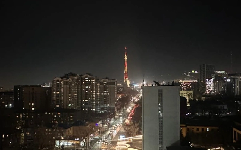 Ко Дню Независимости телебашня Алматы засияла в новом свете