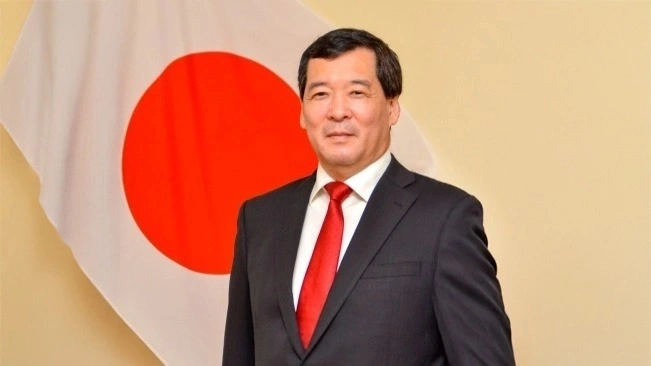 Япония элчиси, Japan’s Ambassador to Kazakhstan, Yusumasa Iijima 