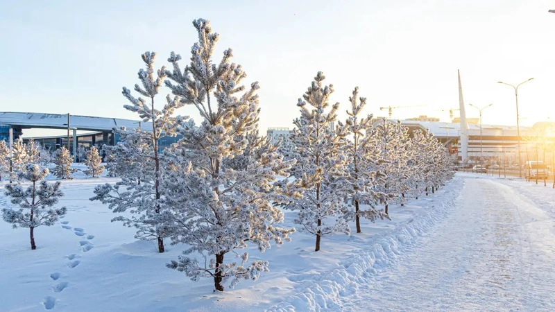 Snow and ice-slick to batter Kazakhstan