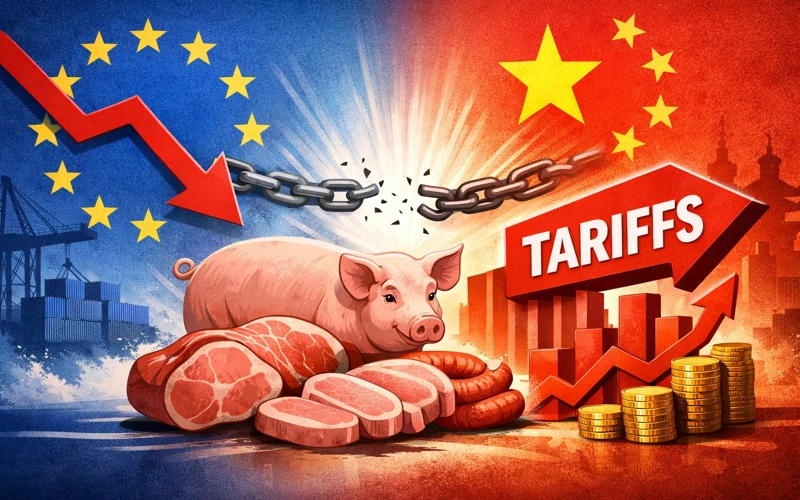 China, EU, pork, imports, export, tariff, trade, Europe, European Union 