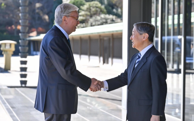 Глава государства прибыл в Императорский дворец