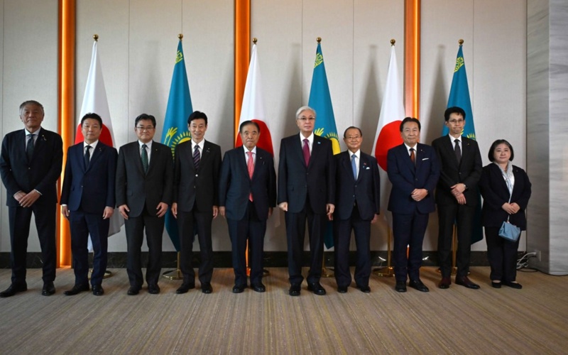 President Tokayev meets members of Japanese League of Friendship with Kazakhstan President Tokayev meets members of Japanese League of Friendship with Kazakhstan
