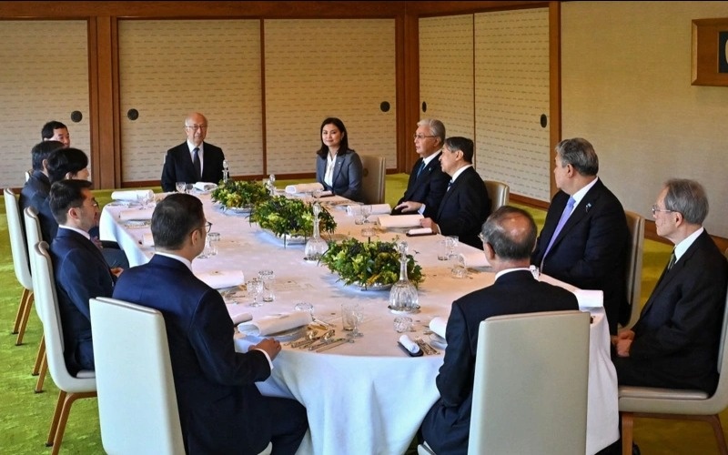Emperor Naruhito of Japan held an official reception in honor of President of Kazakhstan Kassym-Jomart Tokayev Emperor Naruhito of Japan held an official reception in honor of President of Kazakhstan Kassym-Jomart Tokayev