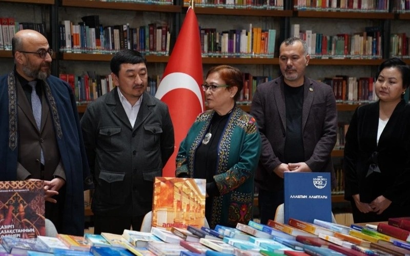 Kazakhstan’s scientific and literary corner unveiled at Istanbul’s Rami Library Kazakhstan’s scientific and literary corner unveiled at Istanbul’s Rami Library