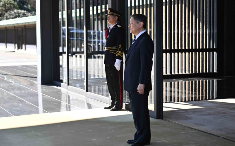 Глава государства прибыл в Императорский дворец