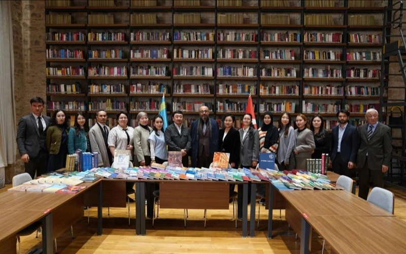 Kazakhstan’s scientific and literary corner unveiled at Istanbul’s Rami Library