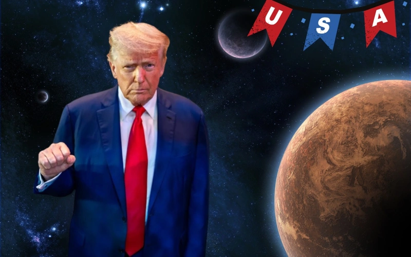 Donald Trump, space, USA, space exploration, planet, Moon, lunar exploration, Mars, NASA