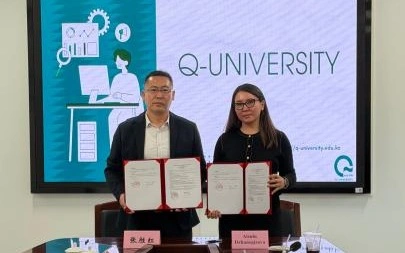 哈萨克斯坦Q大学与广州城市职业学院签署战略合作备忘录