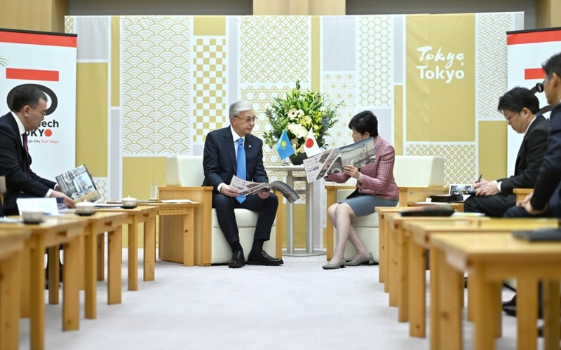 Kazakh President and Tokyo Governor discuss Smart City and AI cooperation