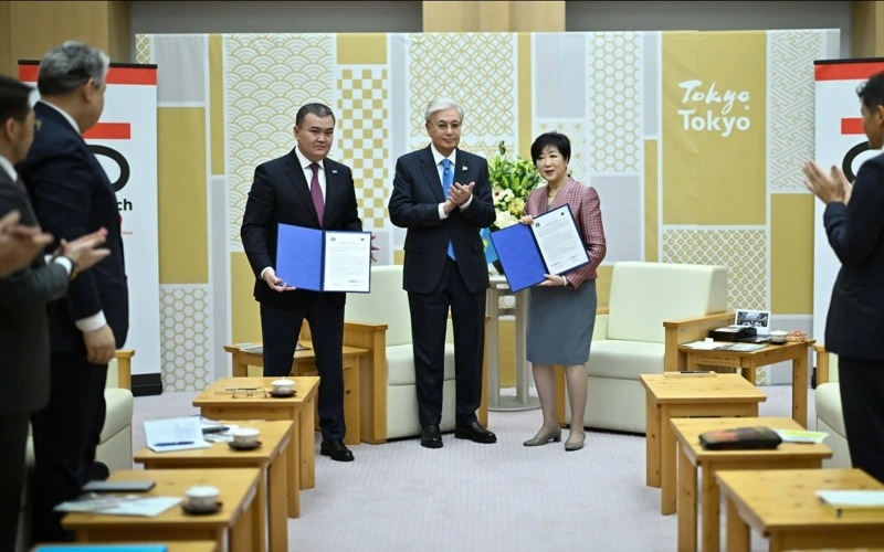 Astana ákimi men Tokıo gýbernatory ózara túsinistik týraly memorandýmǵa qol qoıdy