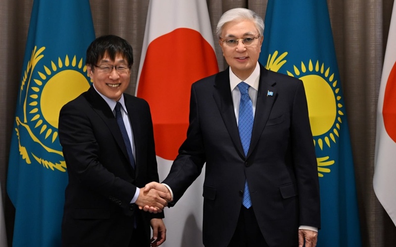 Мемлекет басшысы Жапония металл және энергетикалық қауіпсіздік жөніндегі ұйымының (JOGMEC) төрағасы Ичиро Такахаруды қабылдады