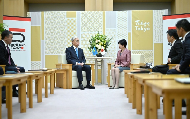 Kazakh President and Tokyo Governor discuss Smart City and AI cooperation