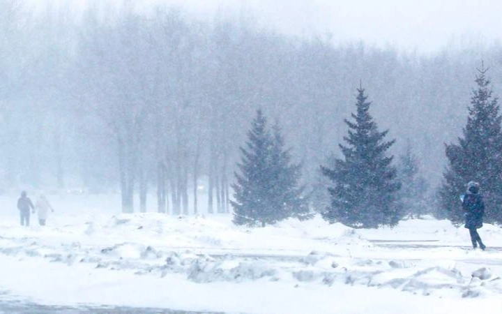 метель, снег, погода, ауа райы, қар, боран