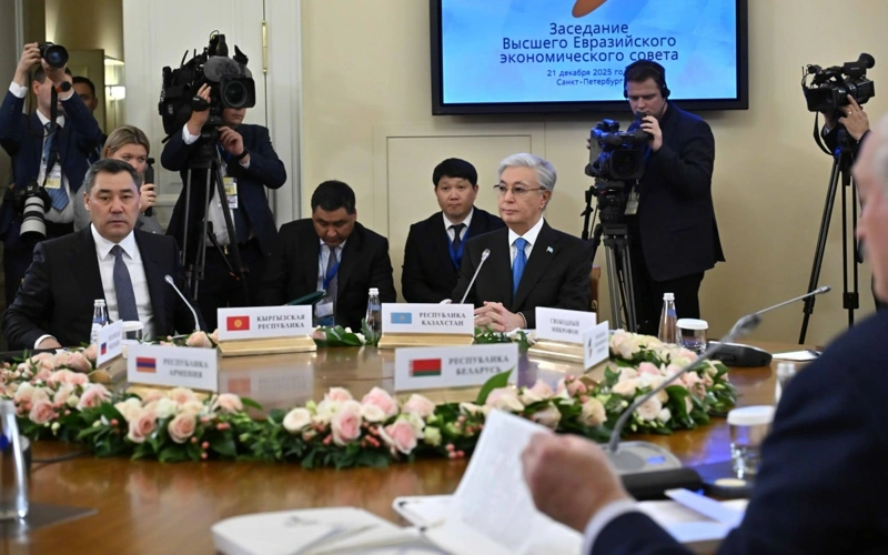 President Tokayev attends closed-door meeting of Supreme Eurasian Economic Council