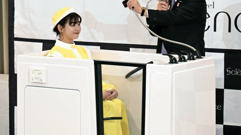 Human washing machine unveiled at Osaka expo, set for market release in 2026