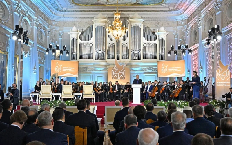 Ўзбекистон, Қирғизистон ва Тожикистон Президентларига Лев Толстой номидаги Халқаро тинчлик мукофоти топширилди