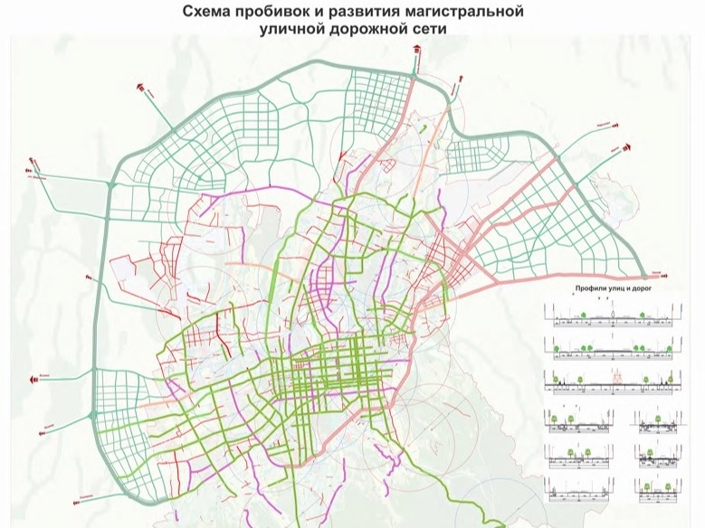 Пробивка улиц и&nbsp;канатные дороги Алматы