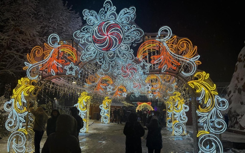 Новогодние локации появились в&nbsp;разных районах Алматы