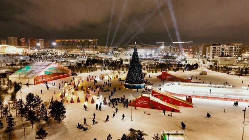 Сырғанақтар, мұз айдындары және жаңа жыл шыршалары Сырғанақтар, мұз айдындары және жаңа жыл шыршалары