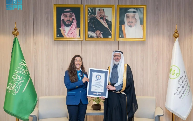 S. Arabia sets Guinness World Record with 95 tons of seasonal seeds in vegetation cover efforts