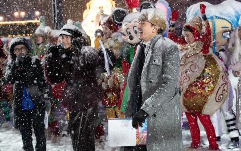 阿拉木图启动新年亮化工程 迎来多彩新年季