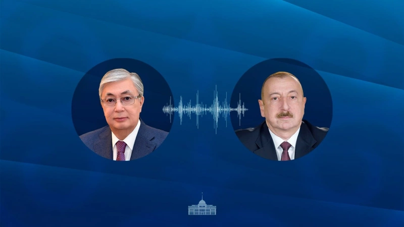 Kazakh, Azerbaijani presidents discuss deeper trade-economic cooperation in phone talk