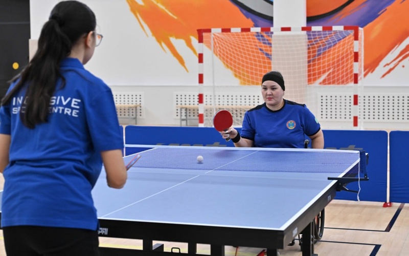 Head of State inspects Inclusive Sports Center in Astana 