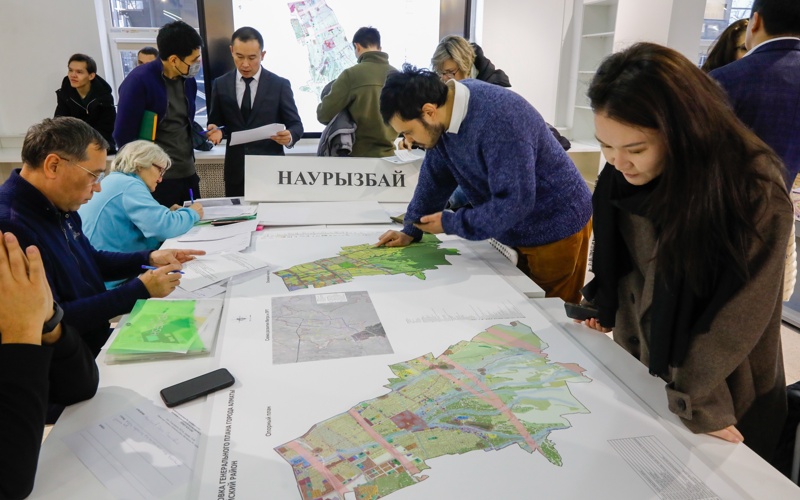 Алматыда қаланың Бас жоспарын түзету бойынша қоғамдық талқылаулар өтіп жатыр