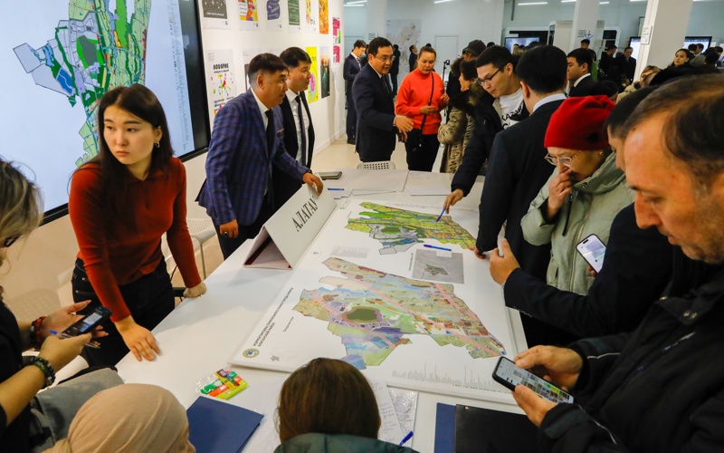 Алматыда қаланың Бас жоспарын түзету бойынша қоғамдық талқылаулар өтіп жатыр