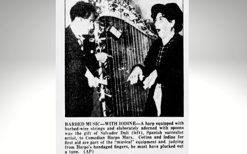 Salvador Dal&iacute;&rsquo;s harp, history