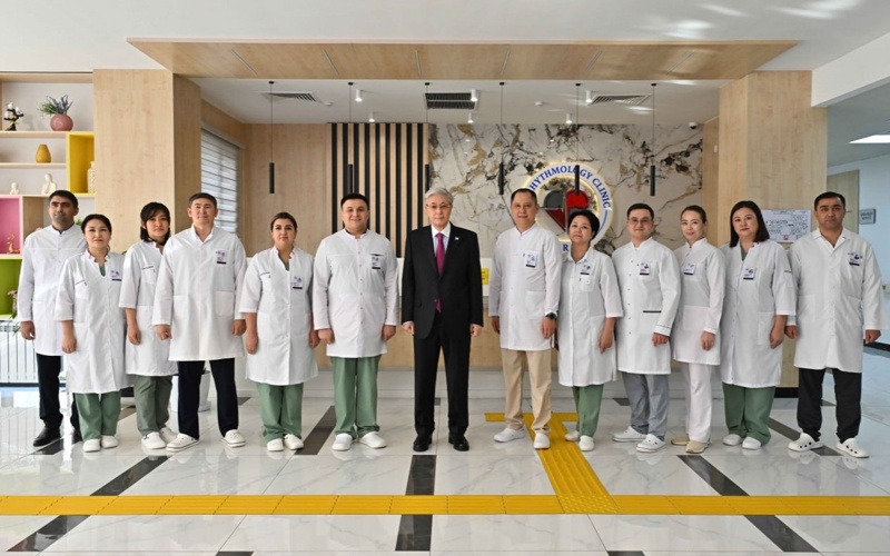President Tokayev inspects heart rhythm clinic in Taraz