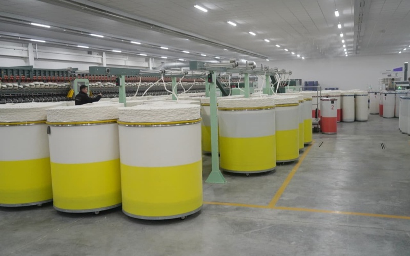 Хлопковый комплекс по&nbsp;производству текстиля запустили в&nbsp;Туркестане