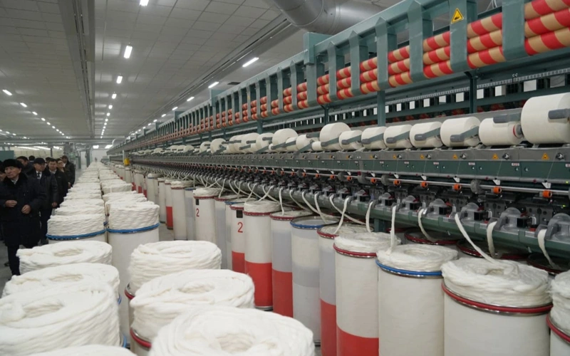 Хлопковый комплекс по производству текстиля запустили в Туркестане