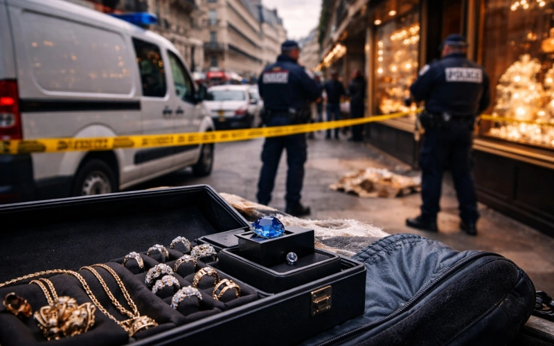 Armed attack in Paris: €150,000 sapphire stolen