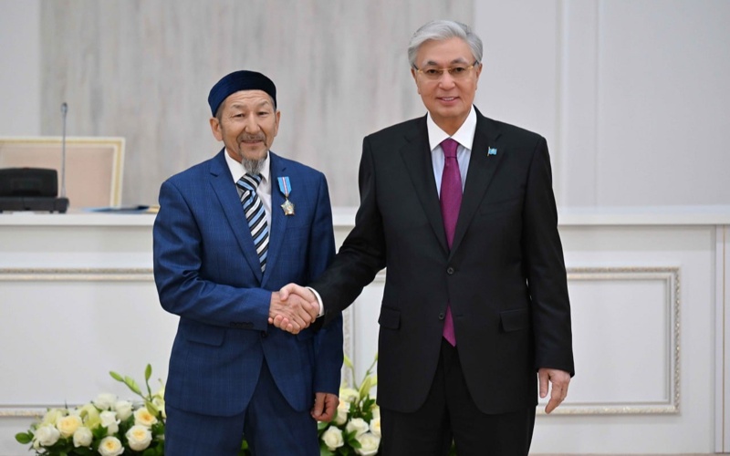 Jambyl oblysynyń bir top azamaty memlekettik nagradalarmen marapattaldy