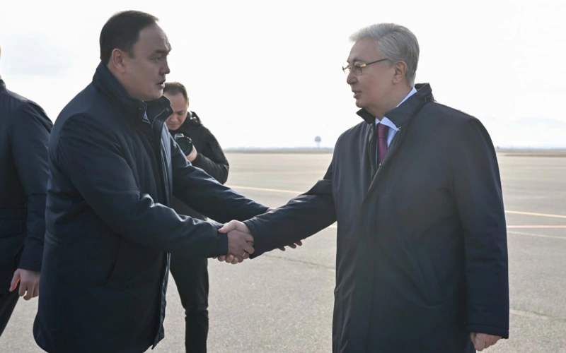 Kazakh President arrived in Zhambyl region for working visit