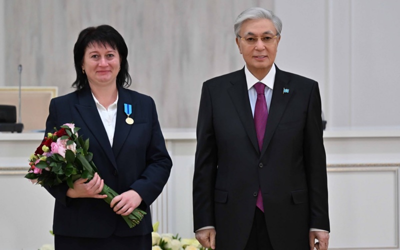 Jambyl oblysynyń bir top azamaty memlekettik nagradalarmen marapattaldy